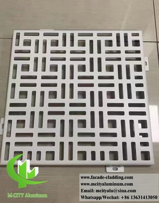 Хорошая цена Порошно-покрытая перфорированная алюминиевая фасадная панель с настраиваемыми цветами RAL и толщиной 3 мм для архитектурных фасадных систем онлайн