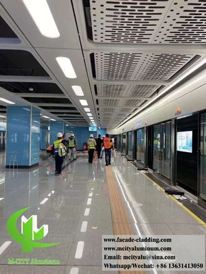 Хорошая цена Металлический потолок с перфорацией Алюминиевый лист Металлический экран PVDF Akzo Nobel Coating онлайн